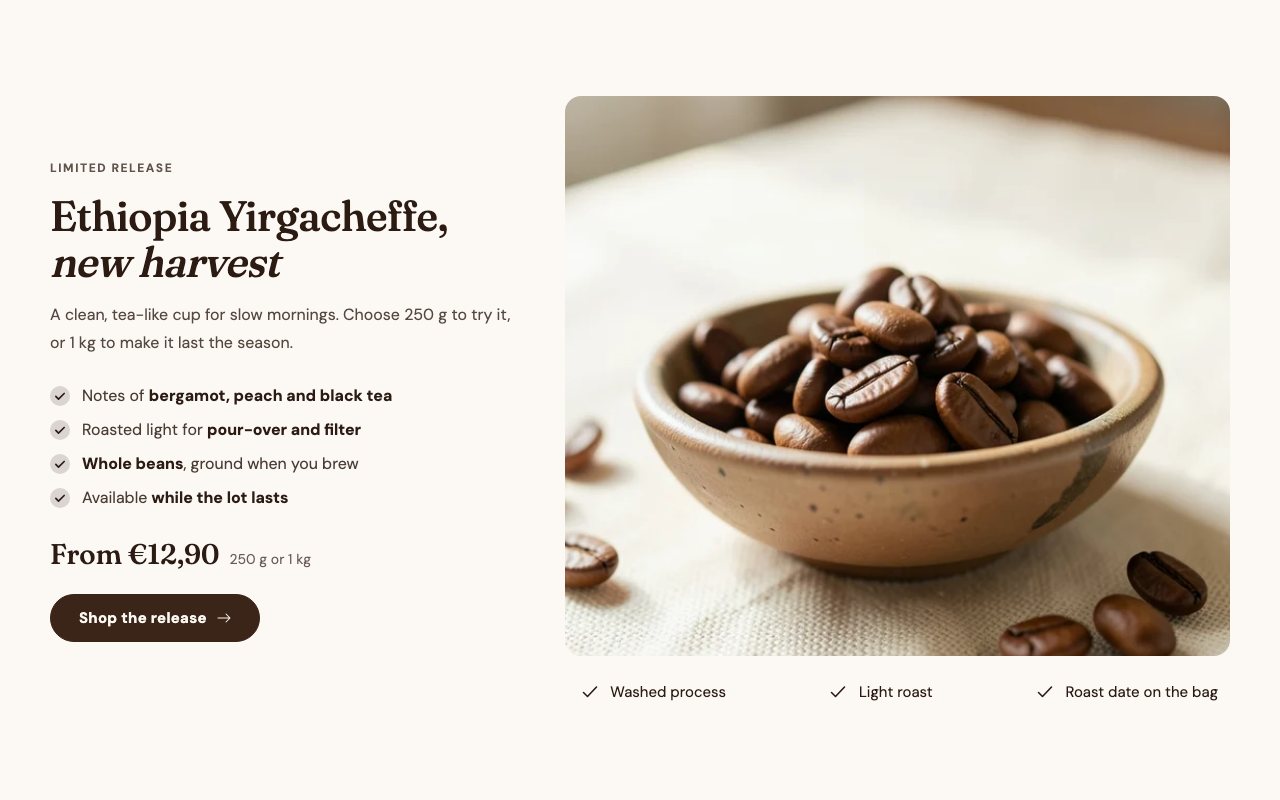 Product highlight