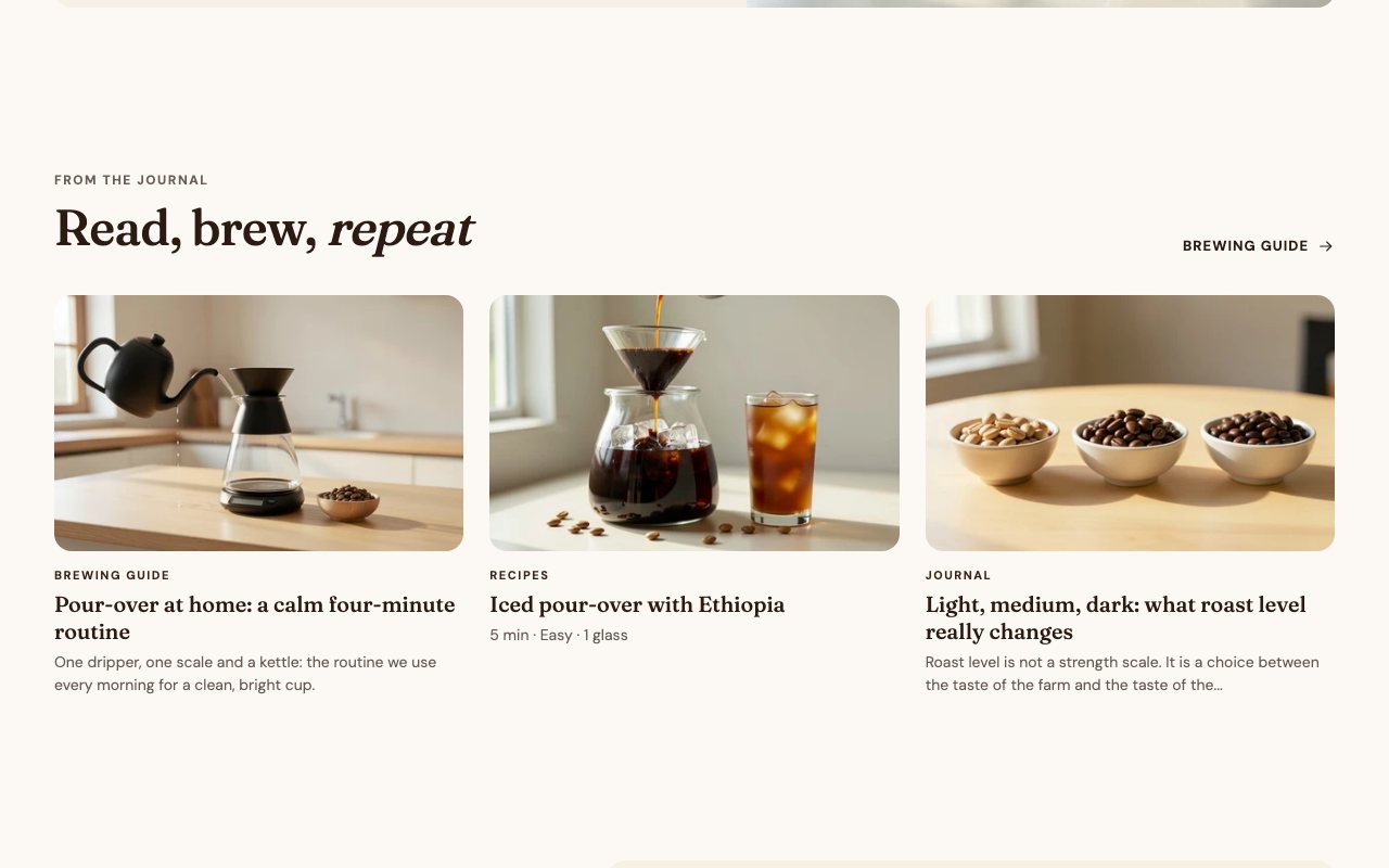 Product journal