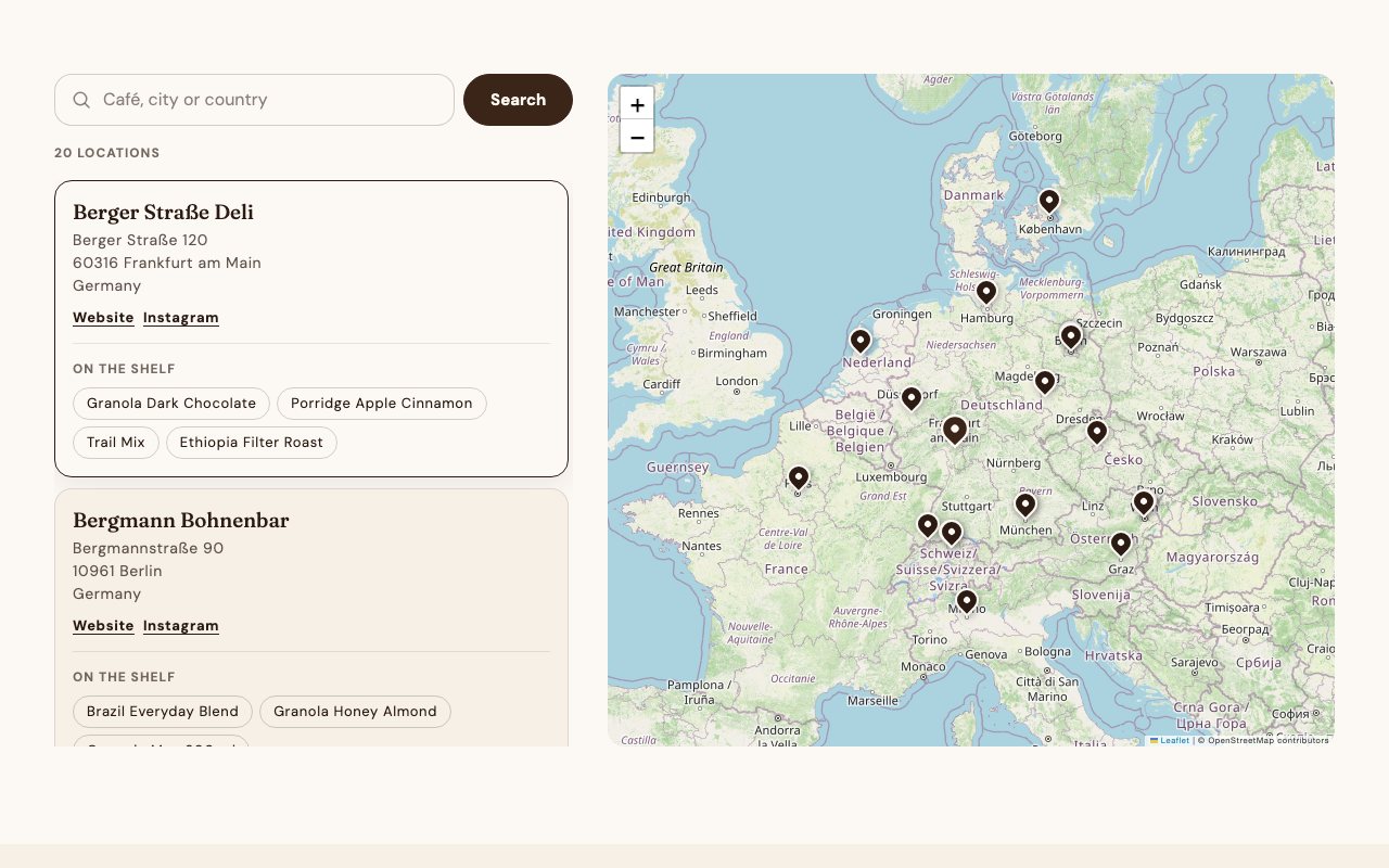 Store finder