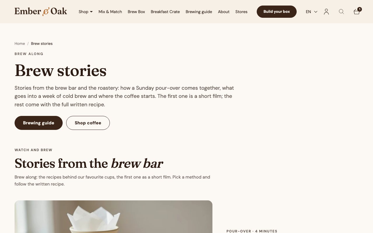 Brew stories