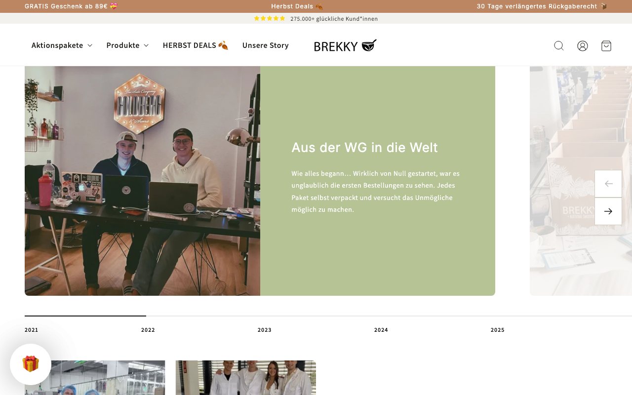 timeline — brekky.com
