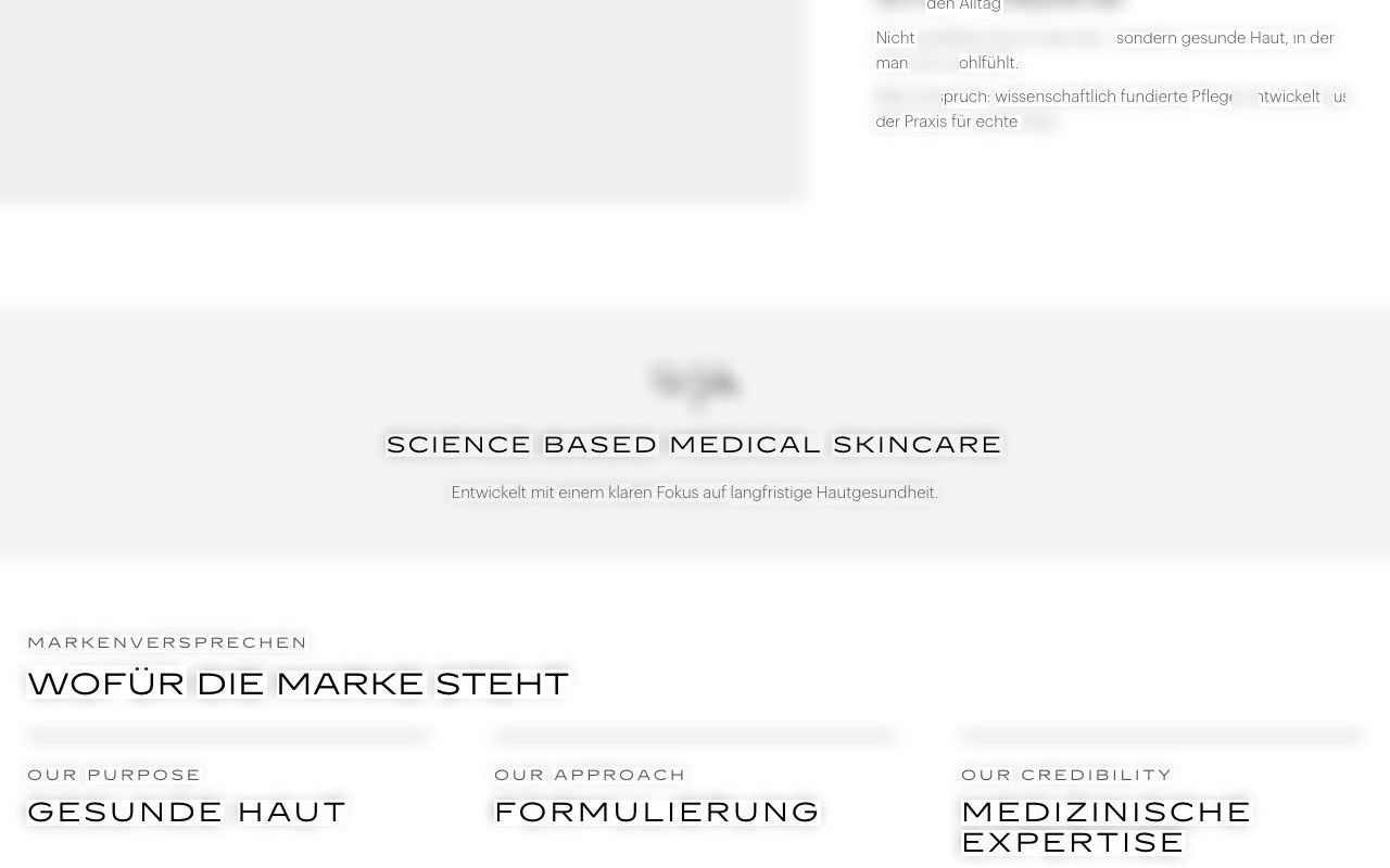 Medical skincare brand, DE · 2