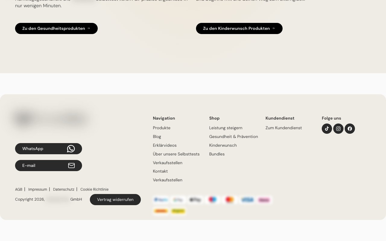 Health tests brand, DE