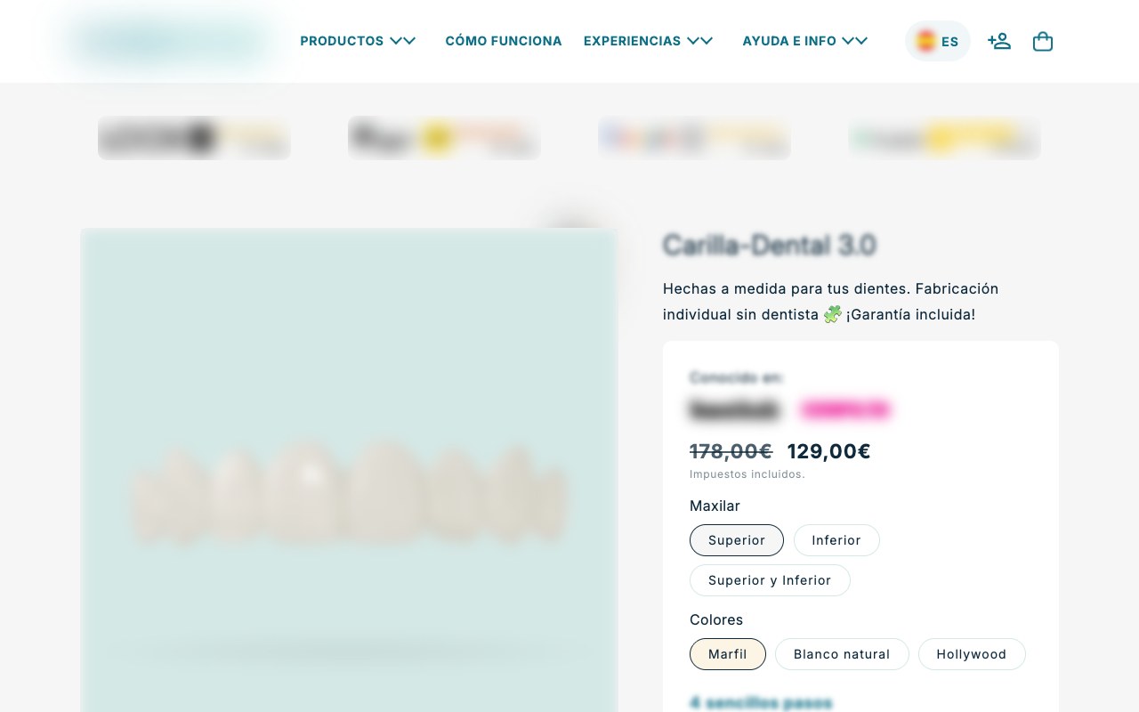Dental brand, 5 markets