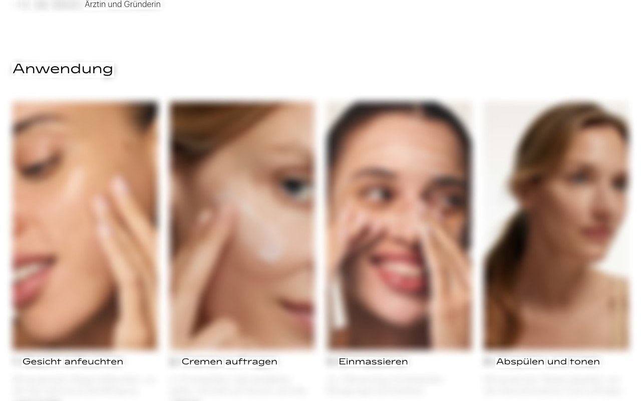 Medical skincare brand, DE · 2