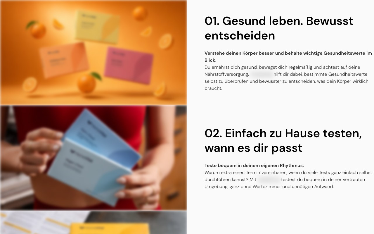 Health tests brand, DE