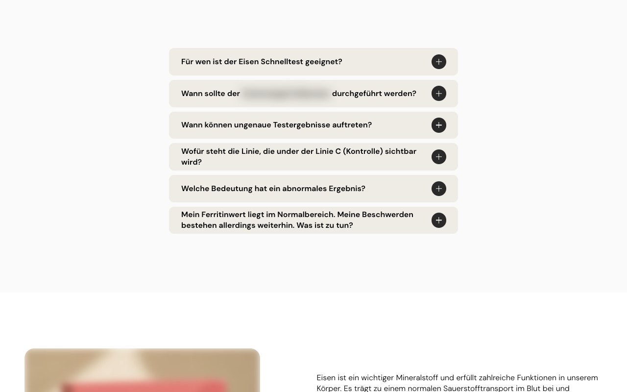Health tests brand, DE