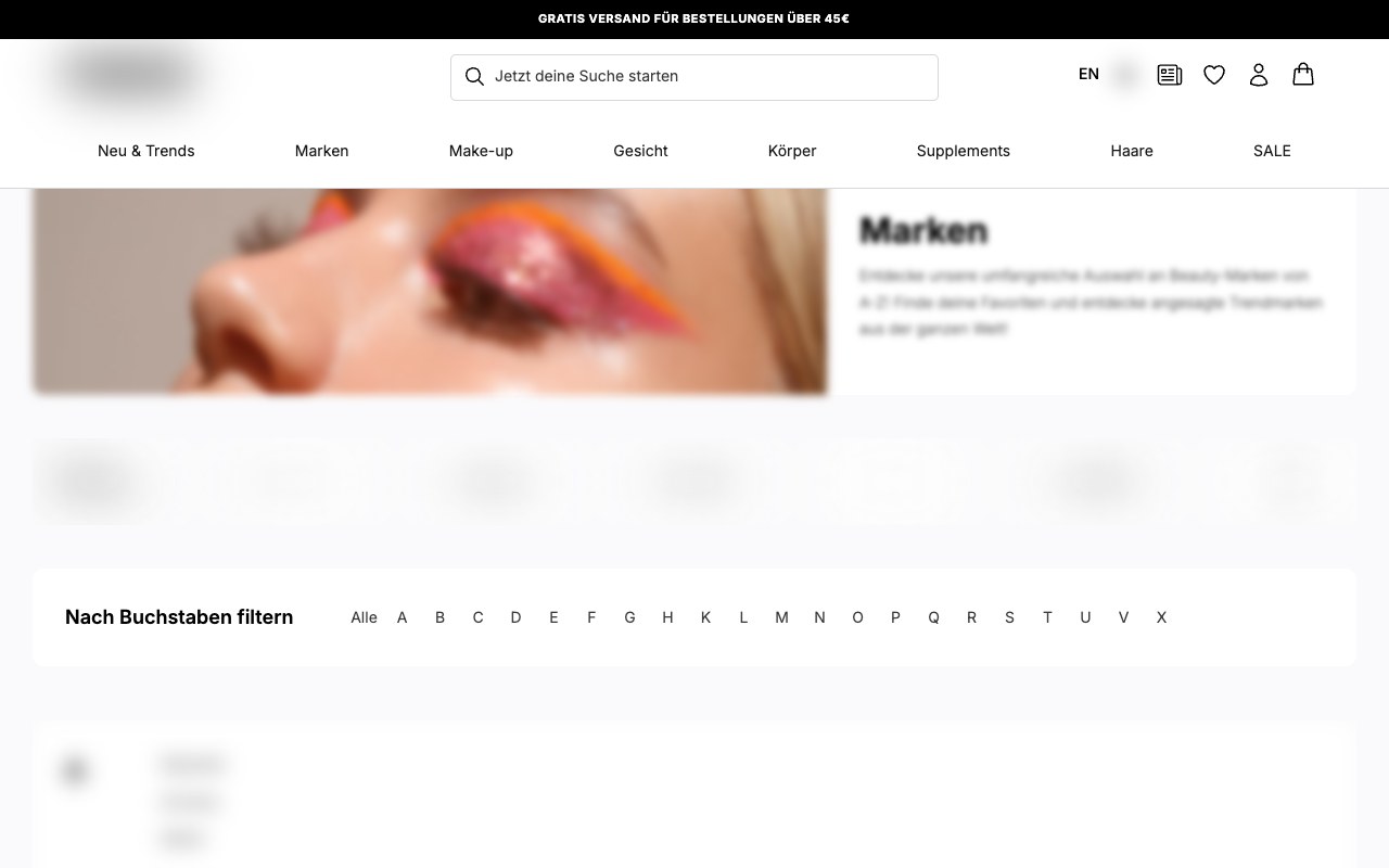 Beauty brand, DE