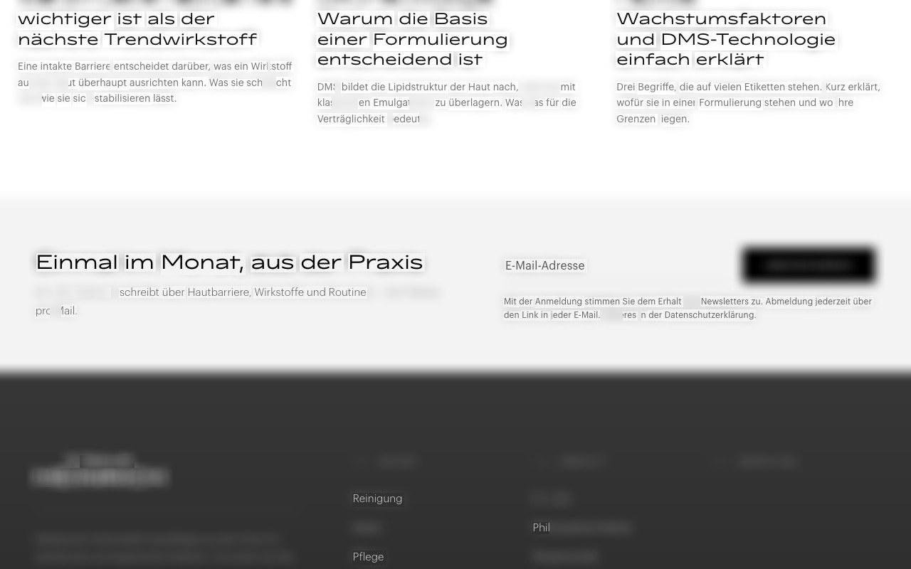 Medical skincare brand, DE · 2