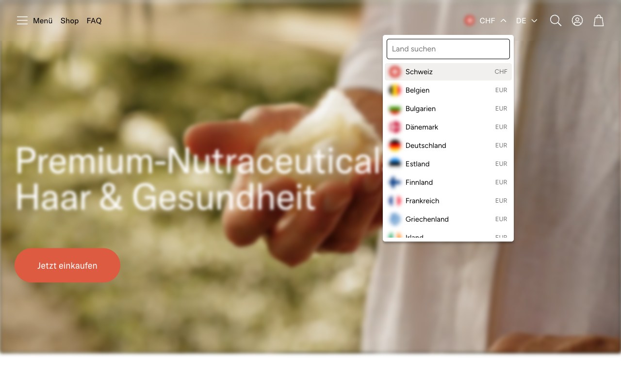Supplements brand, CH