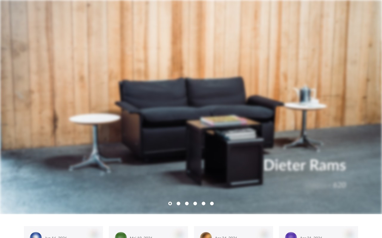 Used designer furniture shop, DE
