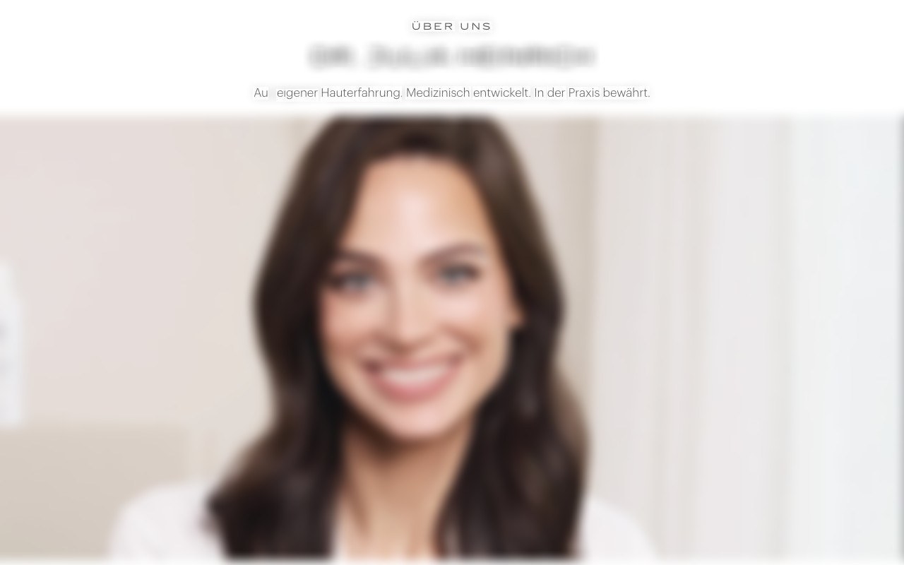 Medical skincare brand, DE · 2