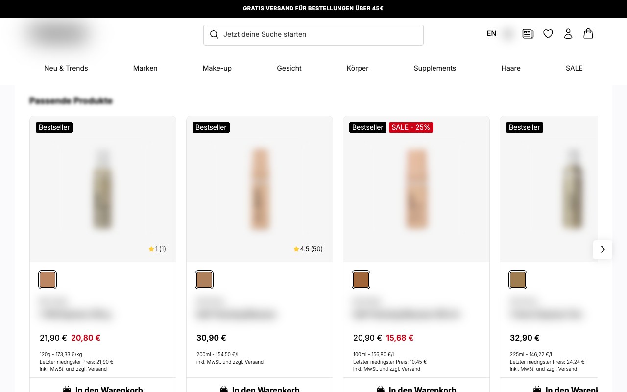 Beauty brand, DE
