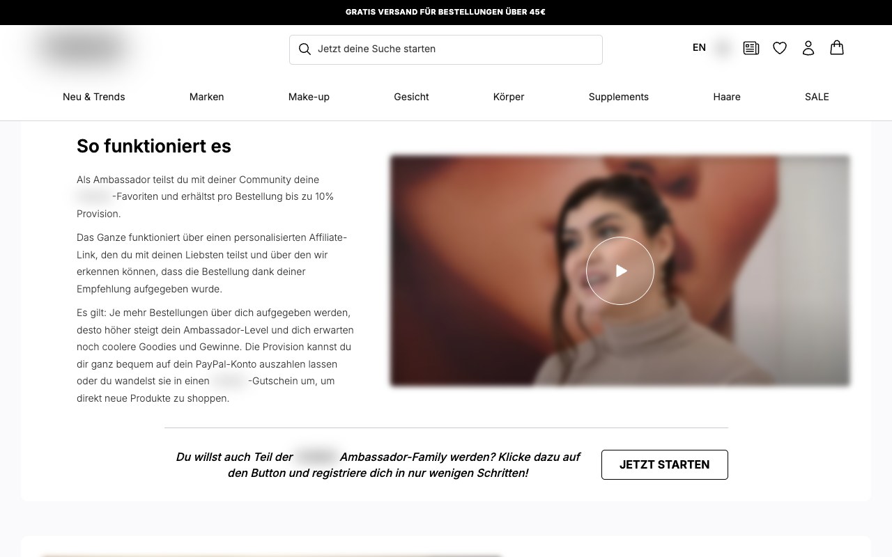 Beauty brand, DE
