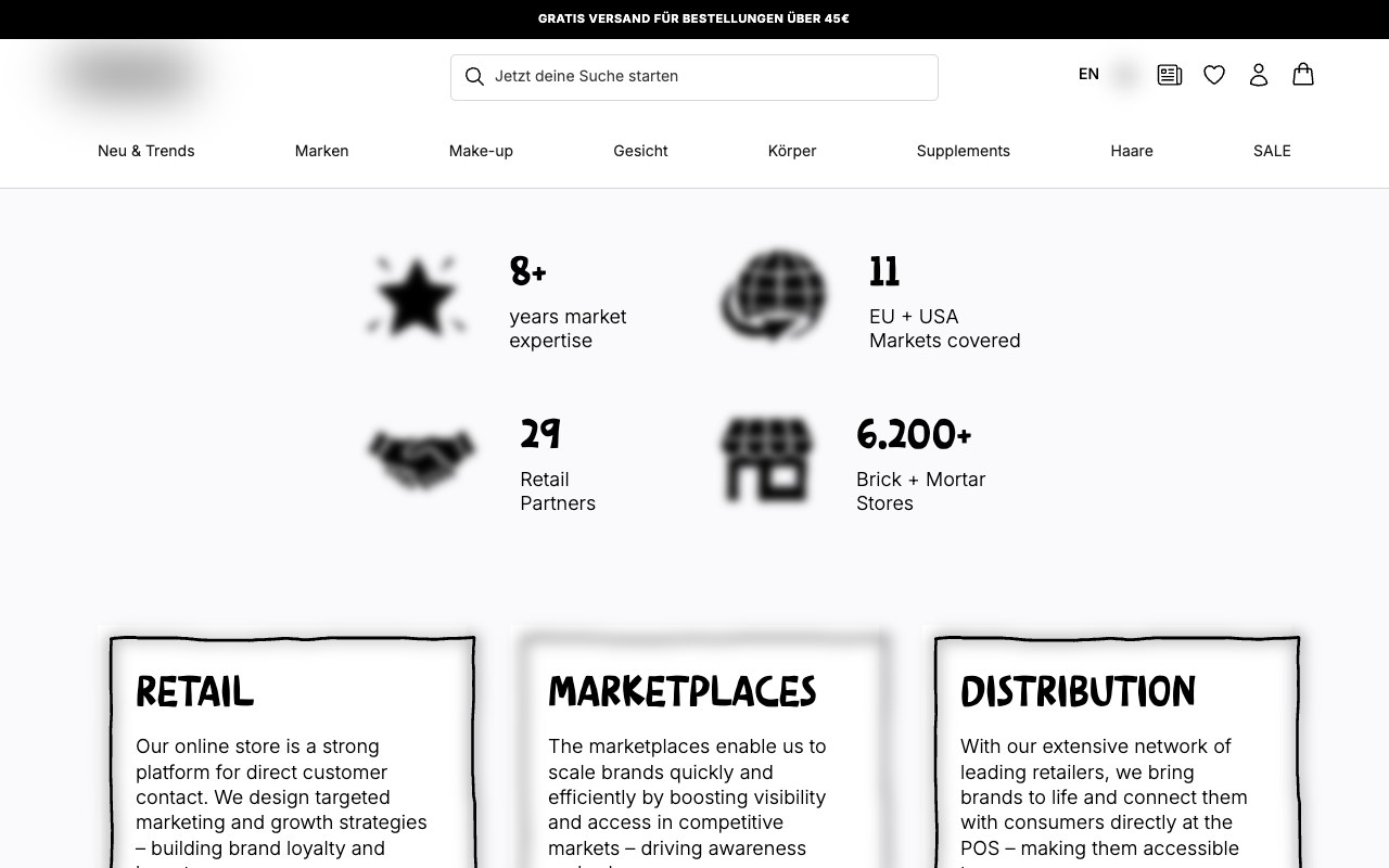 Beauty brand, DE