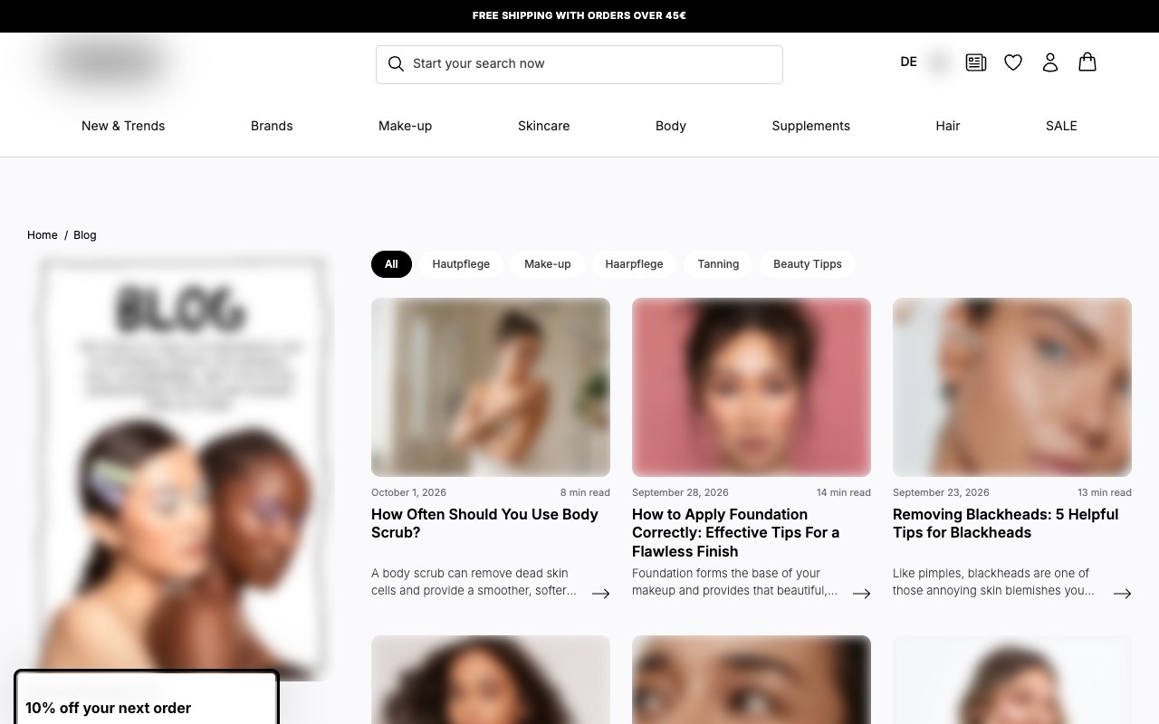 Beauty brand, DE