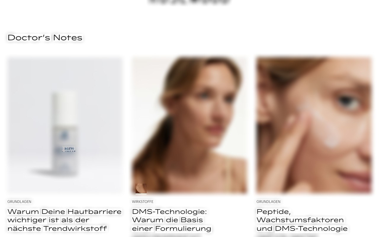 Medical skincare brand, DE · 2