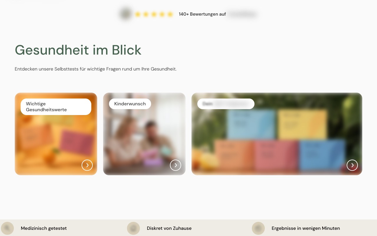 Health tests brand, DE